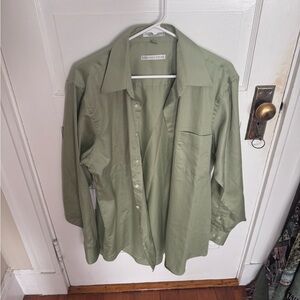 Geoffrey Beene Sage Green Shirt